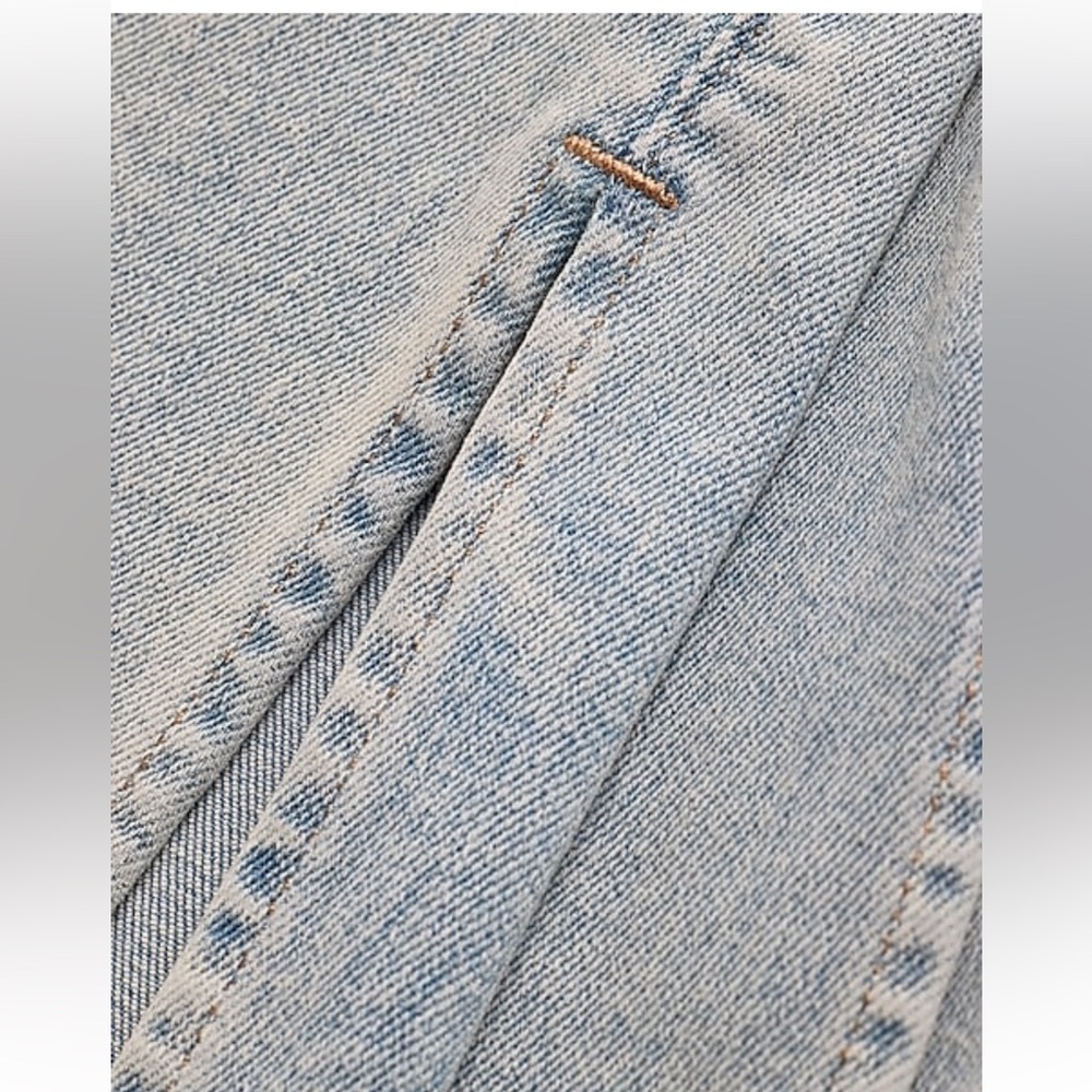 NWT Express Flexx Mid Rise Scyscraper Bootcut Light Jeans Long Inseam - Picture 7 of 7